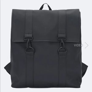 Rains MSN Backpack in Black